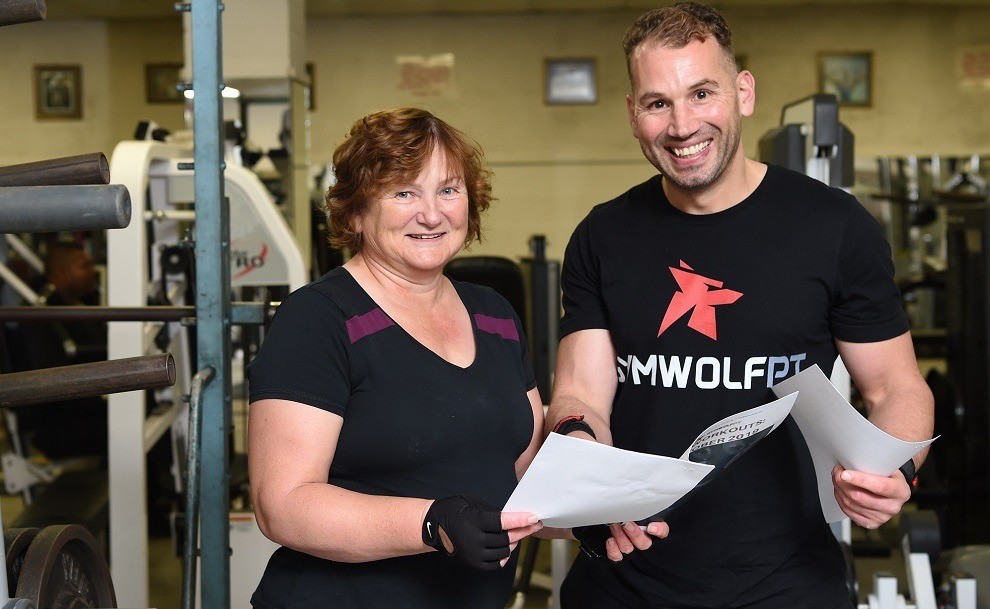GymWolfPT Ian Worthington with client Boost case study website photo