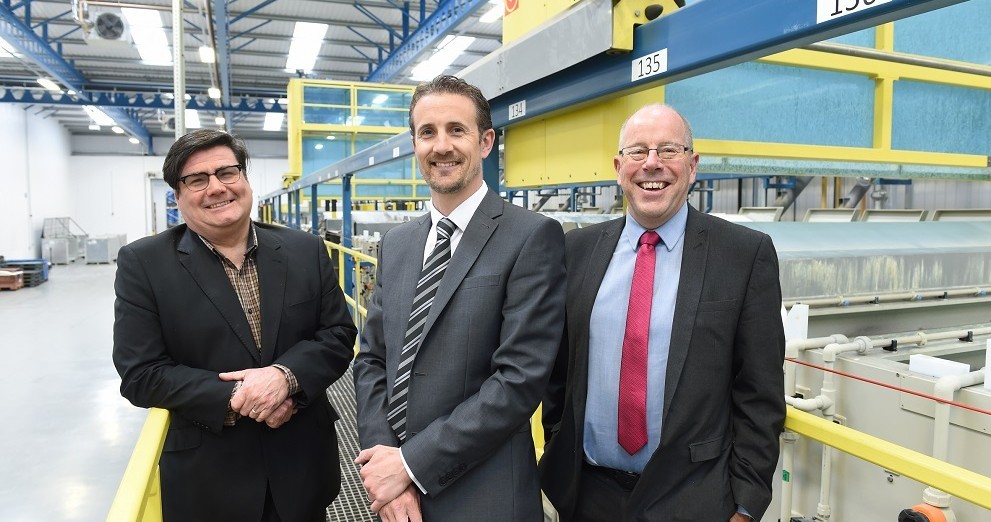 Andy Walker Lancashire CC Brent Collins Managing Director Manufacturing Division BCW Peter Rooney Enterprise Ventures