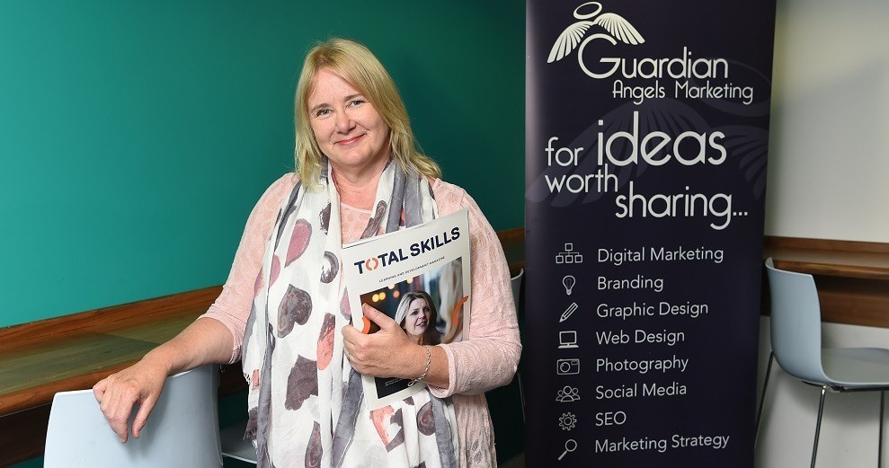 Michaela Barker Founder of Guardian Angels Marketing Website banner
