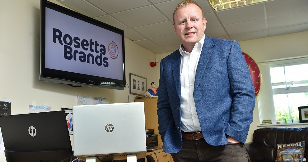 Nick Comer CEO Rosetta Brands Banner 2