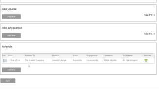 Referral tracking