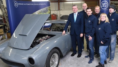 County Cllr Michael Green and Mirage Auto team web