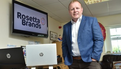 Nick Comer CEO Rosetta Brands Banner 2