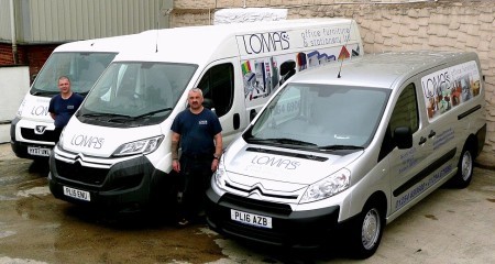 Some of the team at Lomas Office Furniture