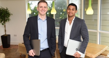 Alex Askew and Gerry Gregoire from M4B Ltd