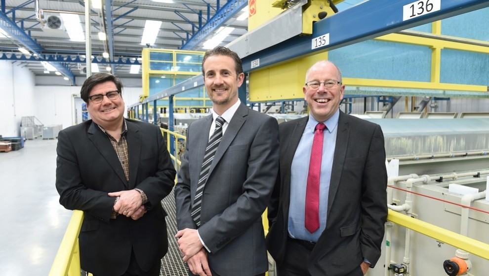 Andy Walker Lancashire CC Brent Collins Managing Director Manufacturing Division BCW Peter Rooney Enterprise Ventures