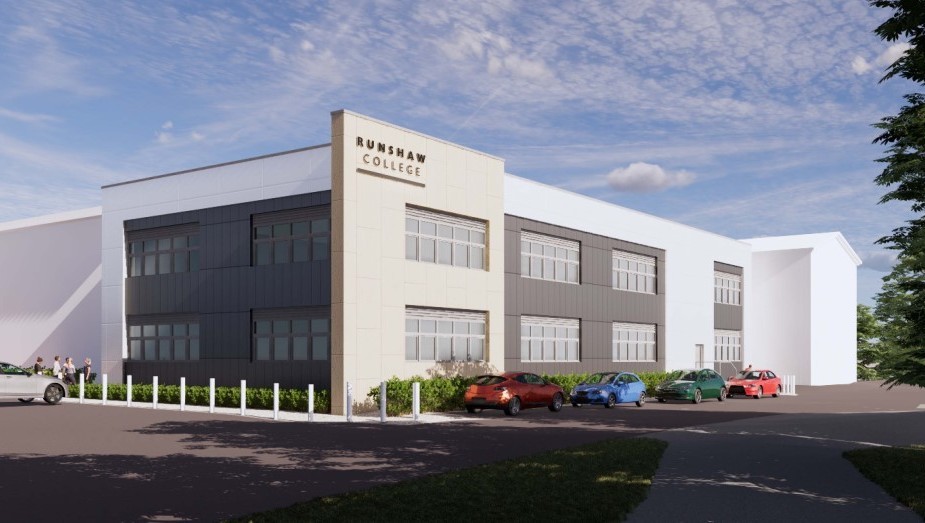 Runshaw College web